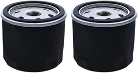 2 Pcs Oil Filter Replacement for Kohler Engine Lawn Mower Excellent 1205001-S 12 050 01-S1 Oil Filter (Black)