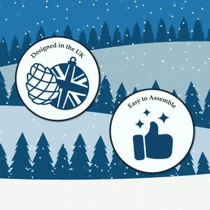 Christmas Tree World 5ft Pre-Lit Pine Christmas Tree – Indoor Holiday Decor