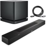 Bose Smart Soundbar, Black, Bundle 