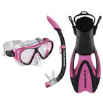 U.S Divers | Mask, Snorkel and Fins - Set Dorado II JR Blue Black L