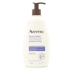 Aveeno Stress Relief Moisturizing Body Lotion with Ylang Ylang and Lavender, Dry and Sensitive Skin Moisturizer, 532 ML