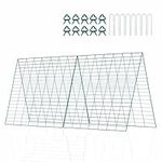 Lymn Cucumber Trellis for Garden - 4 Large Metal A-Frame Supports, 12 Spiral Connectors - Perfect for Growing Climbing Vegetables and Flowers Outdoors - Complete with Plant Clip and U Stakes