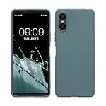 kwmobile Case Compatible with Sony Xperia 10 VI Case - Soft Slim Protective TPU Silicone Cover - Arctic Night