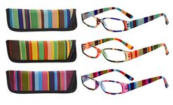 Eyekepper 3 Pack Ladies Reading Glasses for Women Smaller Readers