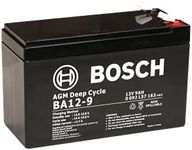 Bosch BA12-9 12V 9AH VRLA AGM Rechargeable Standby Battery Black