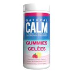 Natural Calm Magnesium Gummies (Raspberry Lemon Flavour), 120 Count - Chewable - Fast Absorbing - Relaxing - Vegan, Gluten-free, Ages 4 and up