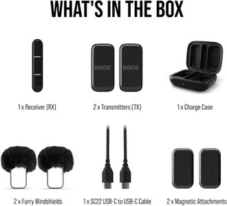 RØDE Wireless Micro Microphone – Black