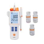 NANBEI Lab Portable pH Meter, 1-3Points Auto Calibration,0.01 pH Accuracy,200 Sets of Data Storage,Professional pH/Temp/ORP Test,3.5 inch High Definition Screen(PH210E)