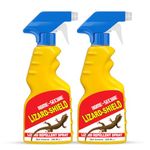 Home-Secure Lizard-Shield Lizard Repellent Spray-280ml | Natural | Chemical-Free | Non-Toxic | 90 Days Protection | Lime Scent (Pack of 2)