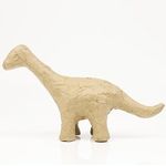 Itsy Bitsy Paper Mache Dinosaur Big - Approx L28 X W6 X H16.3cm 1pc| Paintable Animal Showpiece for Home, Desk, Car Decoration