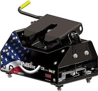 PullRite 1800 OE Puck Series Super 5th Fifth Wheel Hitch for GM 2020 Long Bed Trucks, Black