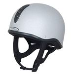 Champion X-Air Plus Horse Riding Hat Skull Helmet Vented PAS015 Silver 56cm