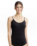 Jockey Women's Modal Spaghetti Top 1487_Black_M