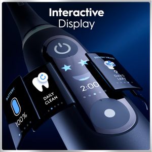 Oral-B iO6 Electric Toothbrush – Black, Rechargeable