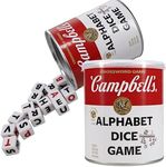 TDC Games Campbell's Alphabet Dice Game, Great for Party Favors, Travel Games, Family Games, Camping Games, Games for Family Game Night, Yard Games for Adults and Family