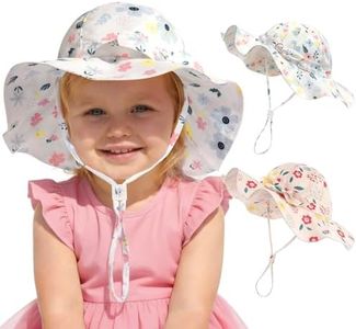 FURTALK Baby Sun Hat Summer Beach Hats with UPF 50+ Sun Protection Wide Brim for Baby Toddler Sun Hat Cap