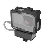 SMALLRIG GoPro Hero 13 / Hero12 / Hero11 / Hero 10 / Hero 9 Black Cage for GoPro, with 2 Cold Shoe Mount for GoPro Light Mod and Common Microphone, Led Video Light - 3083C