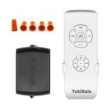 YUKIHALU Small Size Universal Ceiling Fan Remote Control kit, ETL&FCC Listed, Beep ON/Off, Wireless Remote Controls with Timing