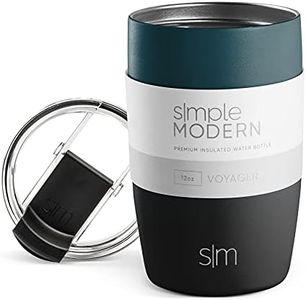 Simple Modern 12oz Voyager Travel Mug Tumbler w/Clear Flip Lid - Coffee Cup Vacuum Insulated Camping Flask with Lid 18/8 Stainless Steel Hydro Ombre: Moonlight