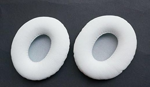 Ear Pad Earpads Leather Cushion Repair Parts for Beats Solo 1.0 & Monster Beats Solo & Beats Solo HD Headphones(earmuffes/Cushion) Headset (White)