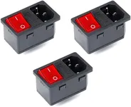 EC Buying AC-14-F16 3PCS 10A 250V KCD4 Copper Power Socket Fuse 3Pin Outlet