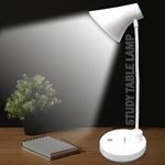 Pick Ur Needs White Study Lamp/Table Lamp/Desk Lamp High Range Rechargeable Led Eye-Caring Table Desk Lamp Touch Control Flexible Head