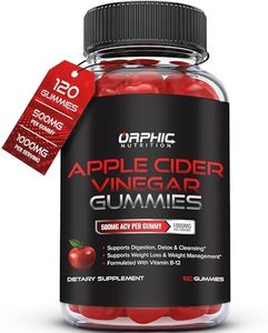 Apple Cider Vinegar Gummies - 1000mg - Formulated to Support Normal Energy Levels & Gut Health - Supports Digestion, Detox & Cleansing - ACV Gummies W/VIT B12, Beetroot (120 Gummies)