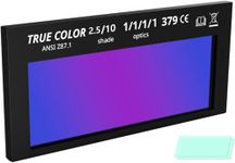 Auto Darkening HD Welding Lens Replacement True Color Filter 2 x 4.25 x 0.2 Fits Most Pancake and Pipeliner Hoods