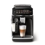 Philips 3300 Series Fully Automatic Espresso Machine - LatteGo Milk System, 5 Coffee Varieties, Intuitive Touch Display, SilentBrew, 100% Ceramic Grinder, AquaClean Filter, Glossy Black (EP3341/50)