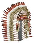 Theworldoffeathers Medium Brown Goose Feather Headdress | Native American Indian Inspired.