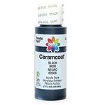 Delta Creative 2506 Ceramcoat Acrylic Paint, Assorted Colors, 2 oz, Black