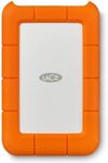 LaCie Rugged Mini 4TB — shock‑resistant, USB‑C Portable External Hard Drive, 2.5‑inch, for Mac & Windows — Rescue Data Recovery included