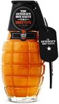 The General’s Hot Sauce Shock & Awe 6oz Grenade-Shaped Bottle – Extra Hot Habanero Sauce, All-Natural Bold Flavor, Veteran-Owned