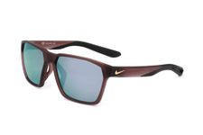 NIKE Unisex's MAVERICK S E DJ0789 Sunglasses, MATTE SMOKEY MAUVE/COURSE-MILK, 55