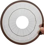 Eurobuy DIY Rosette Maker, Handmade Ribbon Flower Making Tool Easy Rosette Maker for Make Rosette Award Ribbons