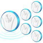 Ultrasonic Pest Repeller, Taiso 6 Pack Plug-in Spider Repellent, Indoor Electronic Insect Repellent & Pest Control for Mosquitos, Mouse, Mice, Spiders, Roaches, Flies, Wasps, Fleas
