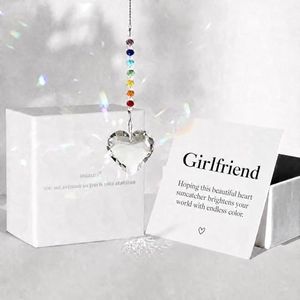 Hegelda Birthday Gifts for Women Friendship, for Friends Coworkers Her Wife Mom Daughter Sister Aunt Heart Crystals Suncacther (Girlfriend)