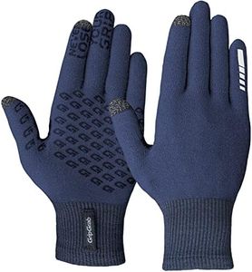 GripGrab Primavera 2 Merino Wool Spring Autumn Cycling Gloves Knitted Touchscreen Full Finger Anti Slip Bicycle Liners