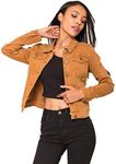 Crazy Age Women's denim jacket, blazer, transition jacket, summer jacket - Yellow - XS/S