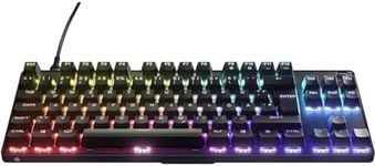 SteelSeries Apex 9 TKL - Mechanical Gaming Keyboard – Optical Switches – 2-Point Actuation – Compact Esports Tenkeyless Form Factor – Hotswappable Switches - English QWERTY Layout