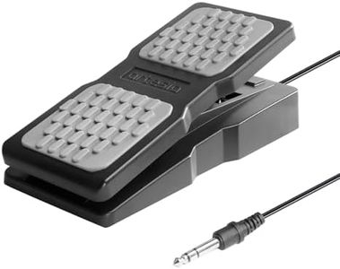 Artesia AP-EX Universal Expression Pedal with Polarity Switch and Non-Slip Surface for Keyboards,MIDI Controllers, Synthesizers, and Guitar Effects Pedals
