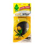 LITTLE TREES Vent Wrap | Car Air Freshener Car Scent | Long Lasting Fregrance | Vanillaromo Vent Wrap Car Freshner Pack of 1