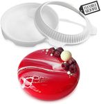 HYQO Silicone Cakе Pan - 3d Silicone Cake Molds for Baking Cheesecake Pan Set Nonstick Baking Pan Cake Mousse Circle Molds for Chocolate Cake Molds - Round Cake Pans Cake Pans Set