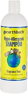 earthbath Hypoallergenic Fragrance-Free Dog Shampoo for Sensitive Skin & Allergies, Cruelty-Free Gentle Shampoo for Pets, Pint - 472ml