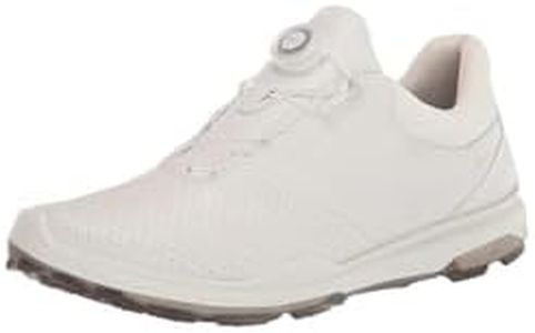 ECCO Men's Biom Hybrid 3 BOA Hydromax Water Resistant Golf Shoe, White, 10-10.5