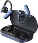 Open Ear Headphones Wireless Bluetooth earbuds 48H Playback Charging Case Digital Display Sports Ear buds with Earhook Premium Deep Bass IPX7 Waterproof for Sports, Running, Walking, Workout