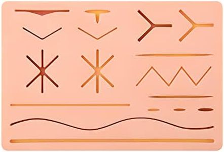 Medarchitect Upgraded Thicker Suture Pad for Medical Student and Vet Students with Different Depth of Wounds for Suture Practice Pre-Health Suture Training Course