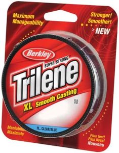 Berkley Trilene® XL®, Fluorescent Clear/Blue, 8lb | 3.6kg, 330yd | 301m Monofilament Fishing Line, Suitable for Freshwater Environments