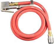 Milton 556 Heavy-Duty Analog Tire Inflator with Pressure Gauge, 6' Hose Large Bore Air Chuck, Made in USA (OSHA Compliant) 10-160 PSI