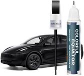 Touch up Paint for Tesla Model Y/3/X/S, Car Paint Pen Scratch Repair Two-In-One Touch Up Paint, Premium Car Scratch Remover for Deep Scratches 0.4 fl oz (Solid Black)